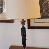 Lampada marmo e ottone