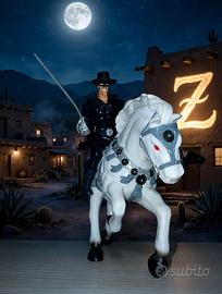 Vintage 1997 playmates Toys Zorro & Tornado