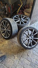 Set gomme estive con cerchi r17