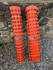 rete da cantiere rossa