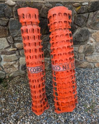 rete da cantiere rossa