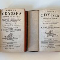 2 volumi Homeri Odyssea, Graece et Latine 1783