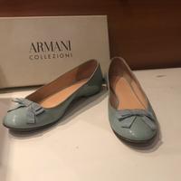 Scarpe ballerine donna 39 Armani azzurro polvere