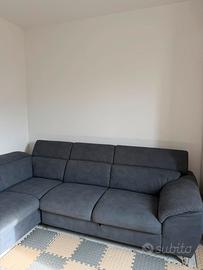 Divano letto angolare Elettra – colore grafite