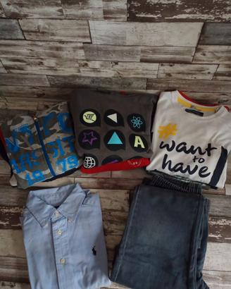 SET ABBIGLIAMENTO BIMBO 4/5 ANNI + OMAGGIO