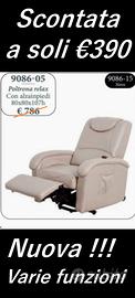 Poltrona meccanica elettrica reclinabile e solleva