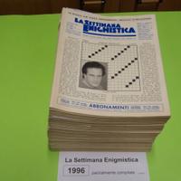 LA SETTIMANA ENIGMISTICA, anno 1996, parzialmente