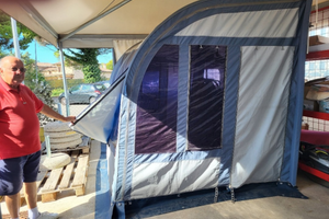 Pre ingresso estivo/invernale per camper/roulotte