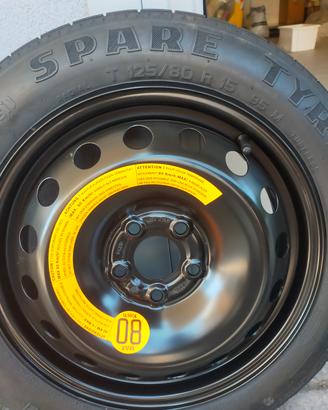 Ruota di scorta T 125/80 r 15