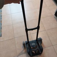 Carrellino richiudibile porta zaino e borsa