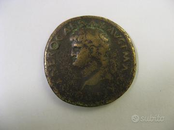 Moneta romana dell'imperatore Nerone