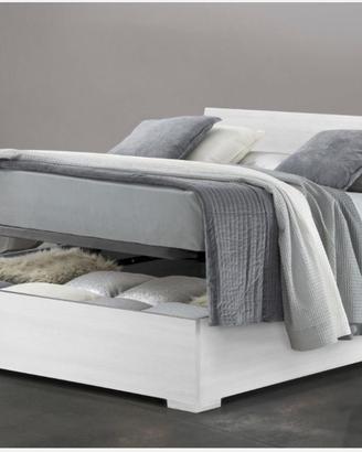 Letto matrimoniale con contenitore