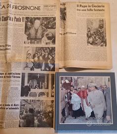 Paolo VI a Fumone 1966 - Libro + Giornali d'epoca 