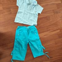 Set pantalone e polo bambina 4 anni