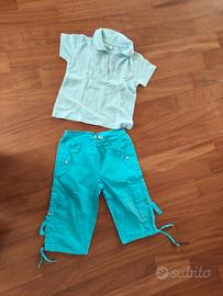 Set pantalone e polo bambina 4 anni