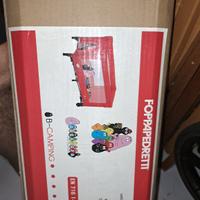 Lettino Campeggio Neonato con materasso pieghevole