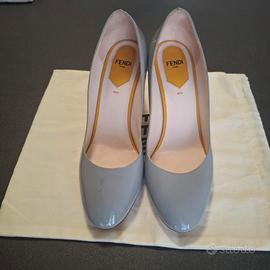 Décolleté in Pelle vernice Fendi