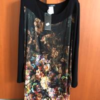 Vestito lungo fantasia floreale