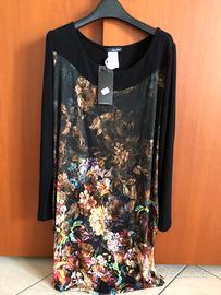 Vestito lungo fantasia floreale