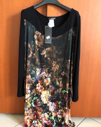 Vestito lungo fantasia floreale