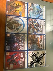 Lotto 7 giochi ps5 come nuovi