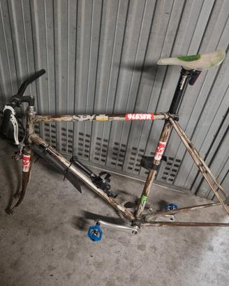 bici telaio scatto fisso/ fixed single speed