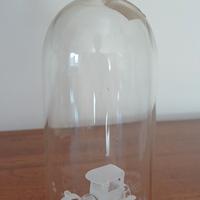 bottiglietta grappa artistica in vetro 