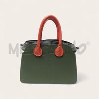 BORSA DONNA O BAG PICCOLA VERDE ARANCIO