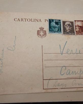 Cartolina 1946 Campo Profughi Lays Como - Affranca