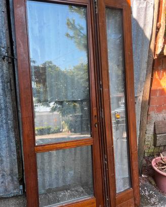 Finestre Porte Legno Massiccio Doppio Vetro +Telai