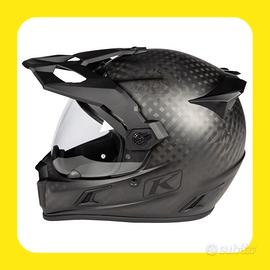CASCO KLIM KRIOS PRO MATTE BLACK CARBONIO