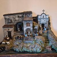 PRESEPE NAPOLETANO ARTIGIANALE CON MARE