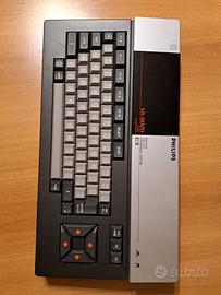 COMPUTER CONSOLE PHILIPS MSX VG-8020 CON STAMPANTE