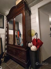 Armadio fine 800 in noce 