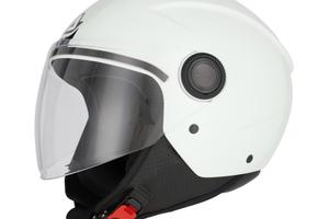 CASCO JET BREZZA KID bianco lucido bimbo