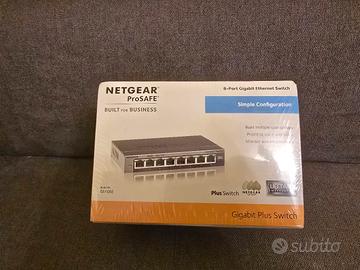 Switch Netgear ProSAFE GS108E – 8 Porte Gigabit – 