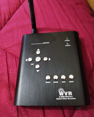 Ricevitore dvr wireless 2.4ghz con sd card