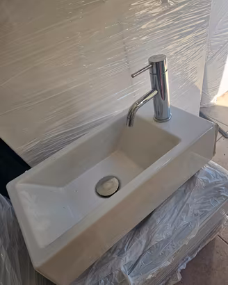 lavabo ceramica salvaspazio NUOVISSIMO