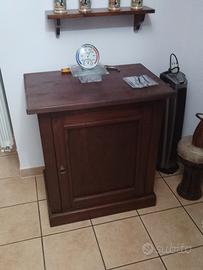 mobiletto in arte povera  
