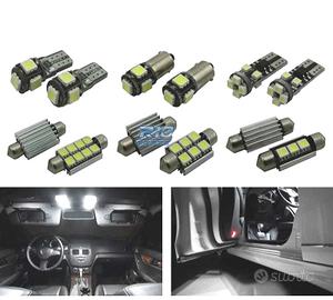 KIT 11 LAMPADE LED INTERNE PER MERCEDES CLASSE C C