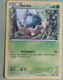 Carta Seedot - Pokémon Nero e Bianco