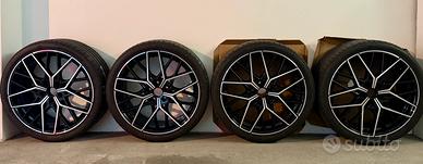 4 cerchi MSW 74 19” gommati Hankook