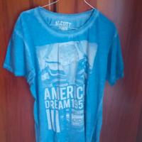 Alcott azzurra con stampa