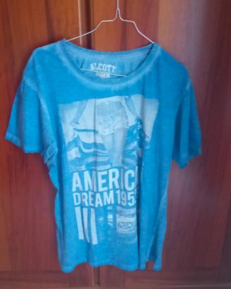 Alcott azzurra con stampa