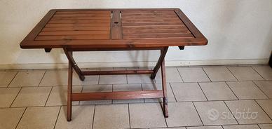 Tavolo pieghevole Pircher per giardino/balcone 