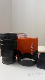 Obiettivo 18-105 Sony E