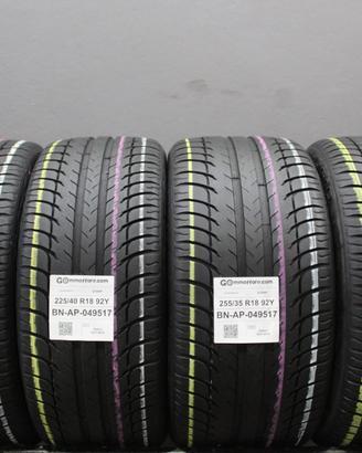 4 Pneumatici Bimisura Ant 225/40R18 Post 255/35R18