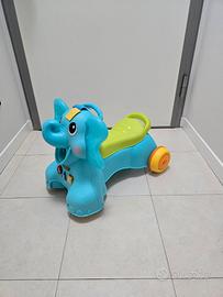 ELEFANTE RIDE-ON CAVALCABILE 3 IN 1 - FIS