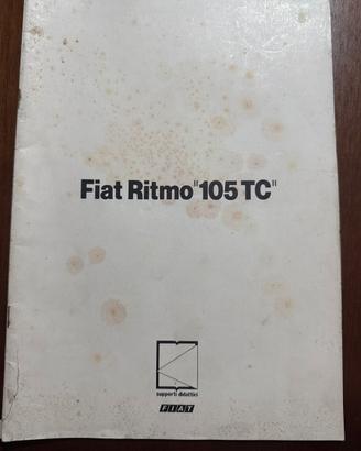 Supporto didattico Fiat Ritmo 105 TC 1981