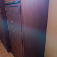 Cassettiera  NOCE SCURO ARTE POVERA,